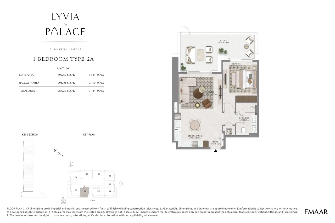 پروژه لیویا بای پالاس (Lyvia by Palace) 3 1-bedroom-type-2a