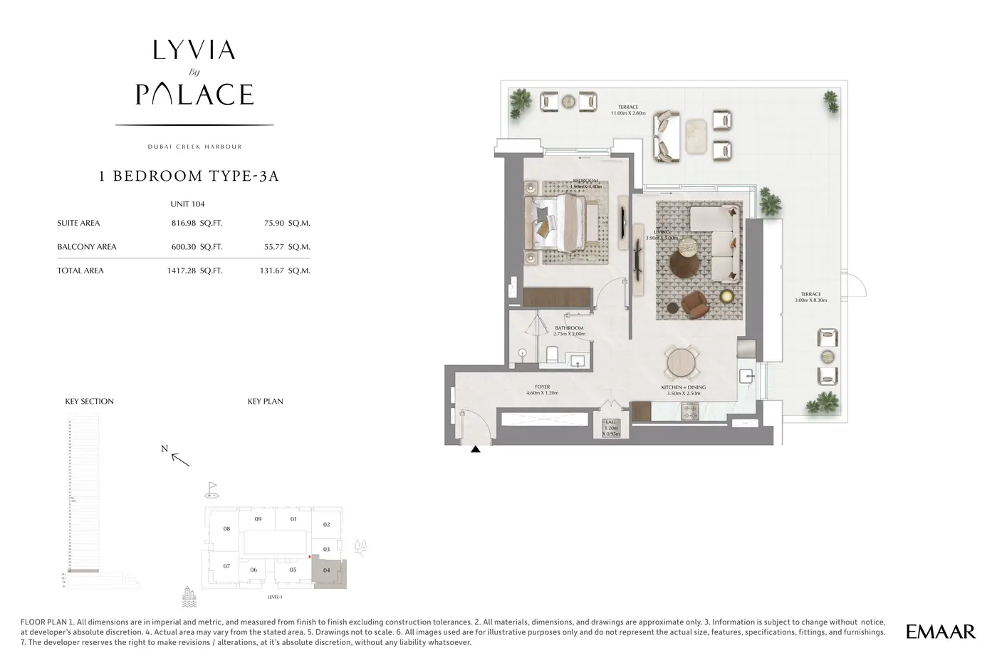 پروژه لیویا بای پالاس (Lyvia by Palace) 5 1-bedroom-type-3a