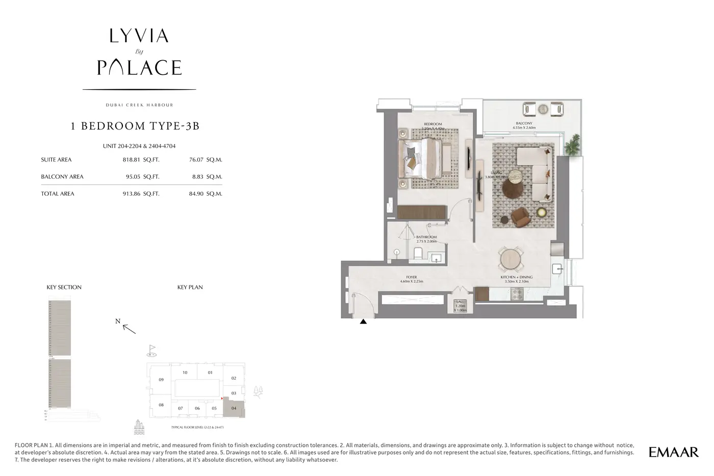 پروژه لیویا بای پالاس (Lyvia by Palace) 6 1-bedroom-type-3b