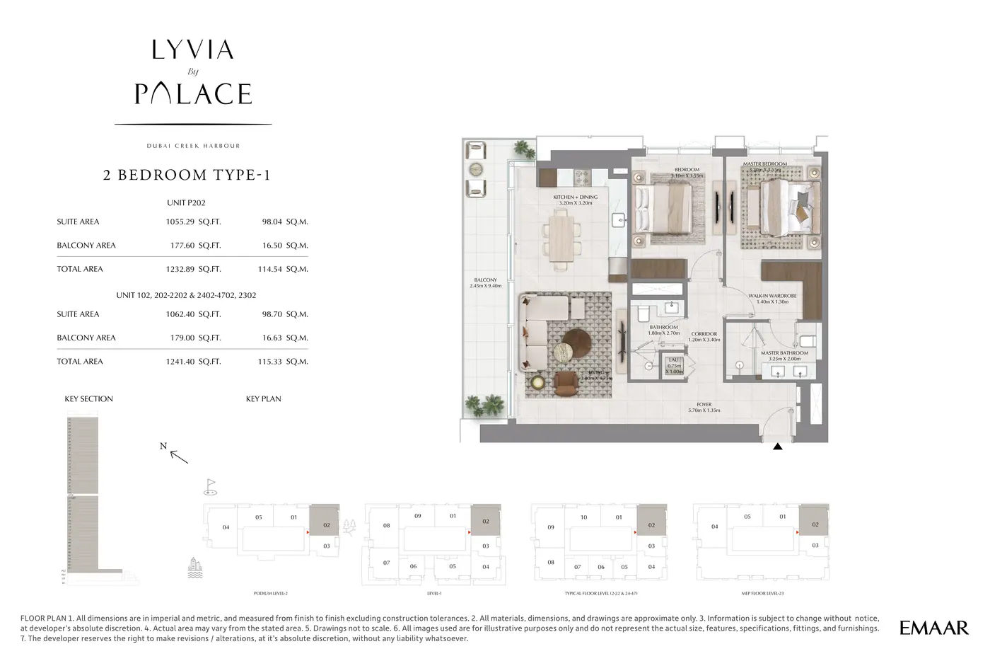 پروژه لیویا بای پالاس (Lyvia by Palace) 9 2-bedroom-type-1