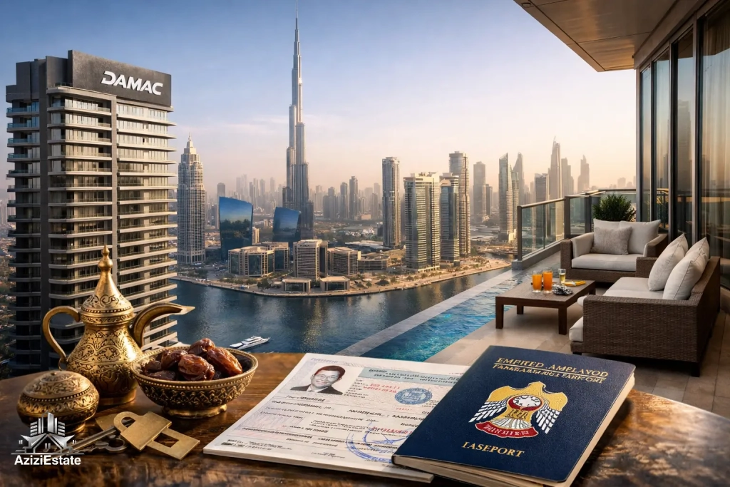 اقامت دبی با خرید ملک داماک